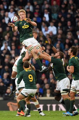 Pieter-Steph du Toit South Africa lock v England Twickenham 2018