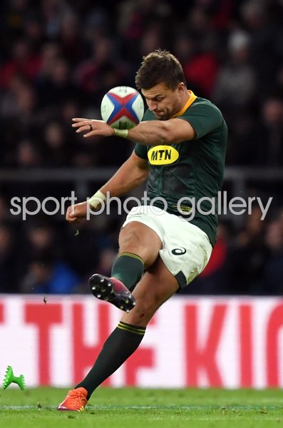 Handre Pollard South Africa v England Twickenham 2018