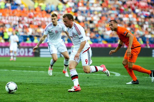 Michael Krohn-Dehli Denmark scorer EURO 2012