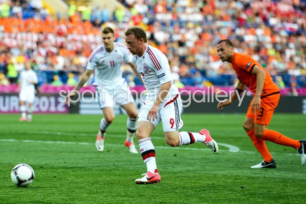 Michael Krohn-Dehli Denmark scorer EURO 2012