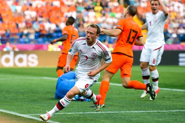Michael Krohn-Dehli Denmark scorer EURO 2012