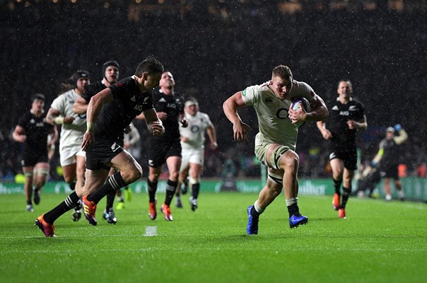 Sam Underhill England disallowed try v New Zealand 2018