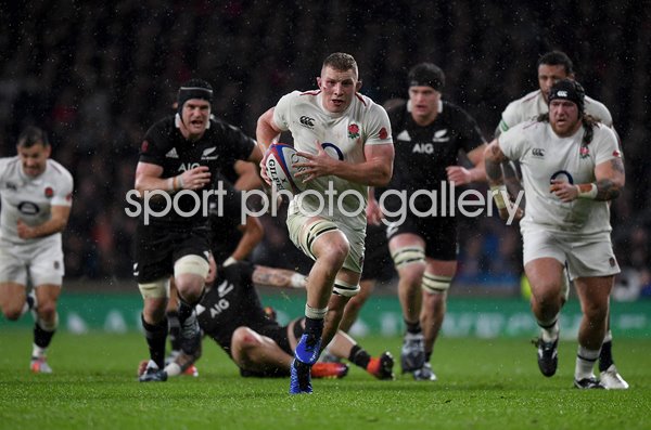 Sam Underhill England breaks v New Zealand 2018