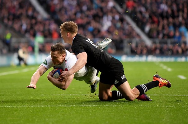 Chris Ashton England scores v New Zealand Autumn 2018