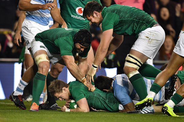 Kieran Marmion Ireland scores v Argentina Dublin 2018