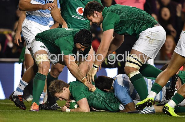 Kieran Marmion Ireland scores v Argentina Dublin 2018