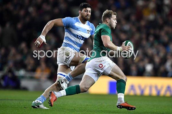 Robbie Henshaw Ireland v Argentina Aviva Dublin 2018