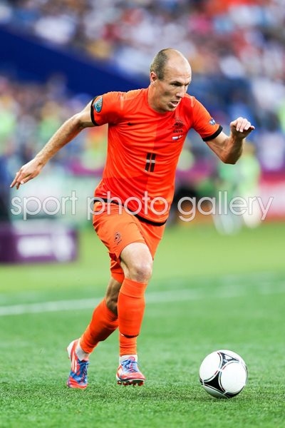 Arjen Robben Netherlands action EURO 2012