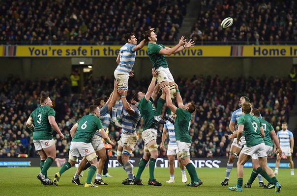 Iain Henderson Ireland v Argentina Aviva Stadium Dublin 2018