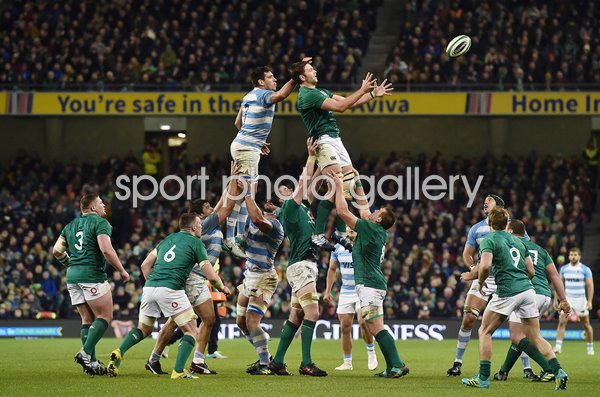 Iain Henderson Ireland v Argentina Aviva Stadium Dublin 2018
