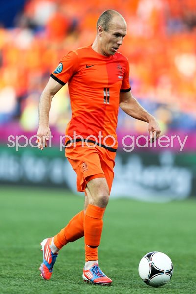 Arjen Robben Netherlands action EURO 2012