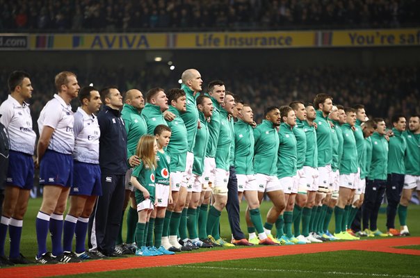 Ireland team line up v New Zealand Autumn International Dublin 2018