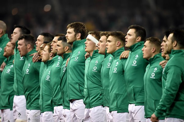 Ireland line up v New Zealand Autumn International Dublin 2018