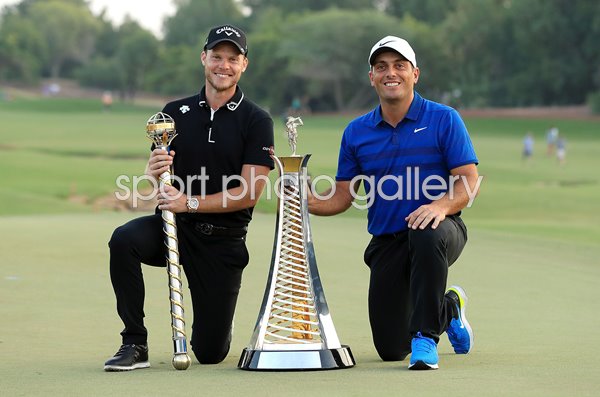 Danny Willett England & Francesco Molinari Italy Dubai 2018