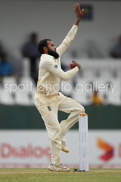 Adil Rashid England v Sri Lanka Colombo Test 2018