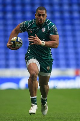 Joe Cokanasiga London Irish v Wasps Anglo Welsh Cup 2018