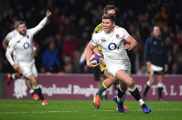 Owen Farrell England scores v Australia Twickenham 2018