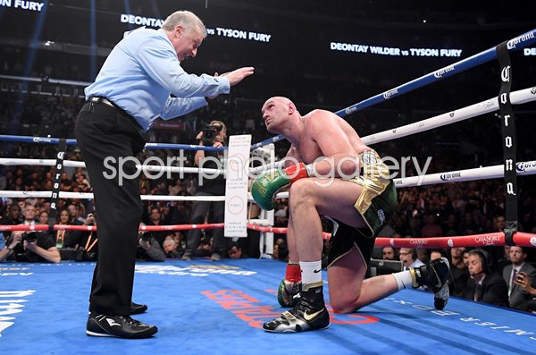 Tyson Fury v Deontay Wilder Round 9 Los Angeles 2018