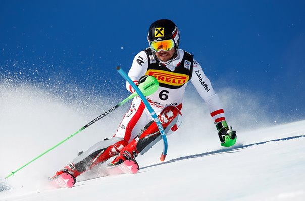 Marcel Hirscher Austria Alpine Ski World Slalom St Moritz 2017