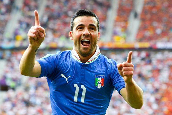 Antonio Di Natale Italy scorer EURO 2012