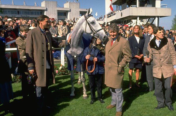 Trainer David Elsworth & Desert Orchids Sandown Park 1988