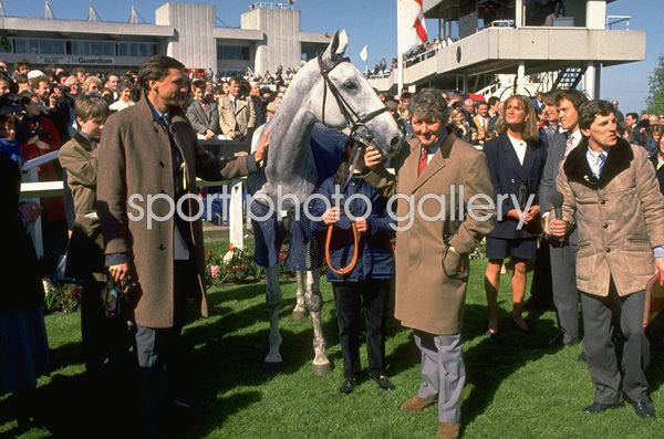 Trainer David Elsworth & Desert Orchid Sandown Park 1988