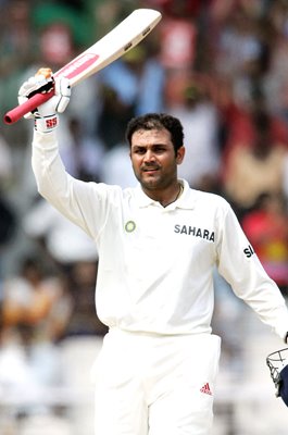 Virender Sehwag India Century v Australia Chennai 2004