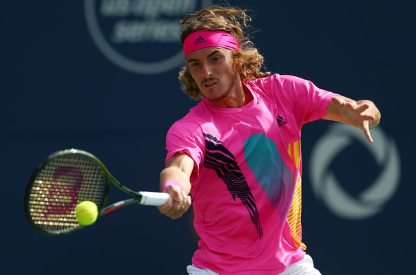 Stefanos Tsitsipas Greece Action Rogers Cup Toronto 2018