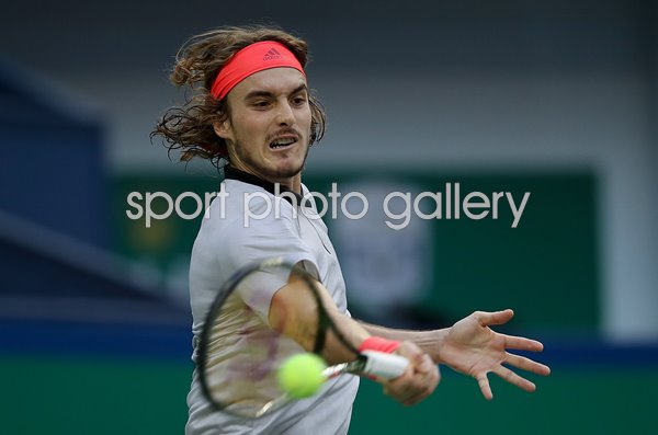 Stefanos Tsitsipas Greece Forehand Shanghai Masters 2018