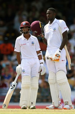 Jason Holder & Shane Dowrich West Indies v England Barbados 2018