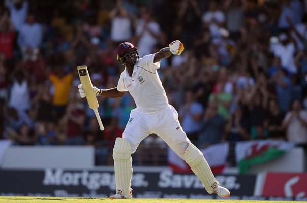 Jason Holder West Indies reaches 200 v England Barbados 2018