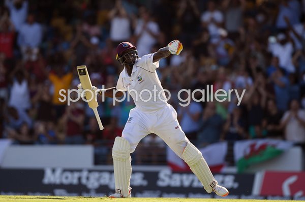 Jason Holder West Indies reaches 200 v England Barbados 2018