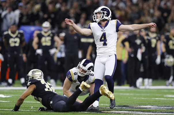 Greg Zuerlein Los Angeles Rams winning kick NFC Championship 2019