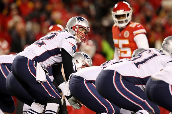 Tom Brady New England Patriots snap v Kansas City Chiefs 2019