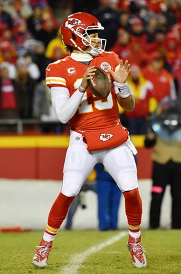 Patrick Mahomes Kansas City v New England AFC Championship Game 2019