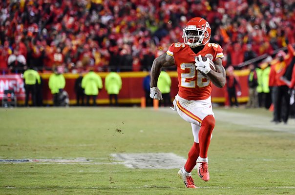 Damien Williams Kansas City Touchdown AFC Championship Game 2019