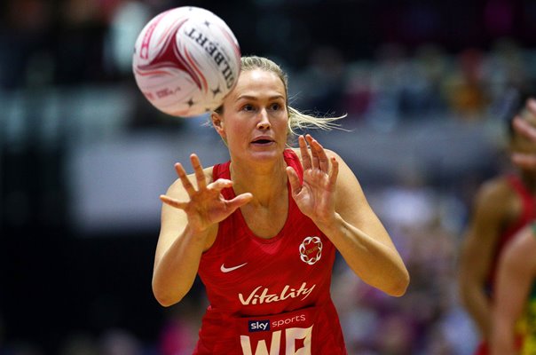 Chelsea Pitman England v Australia Netball Quad Series 2019