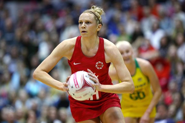 Jo Harten England v Australia Netball Quad Series 2019