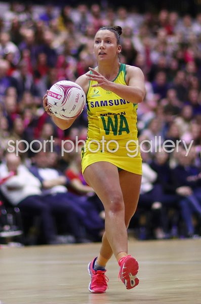 Kelsey Brown Australia v England Netball Quad Series 2019 