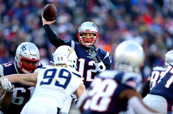 Tom Brady New England Patriots v Chargers Playoffs 2019