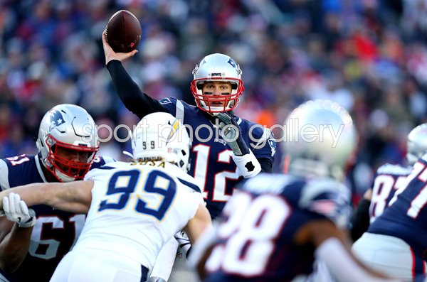 Tom Brady New England Patriots v Chargers Playoffs 2019 ...