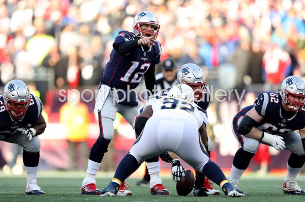 Tom Brady New England Patriots v Chargers Foxborough Playoffs 2019