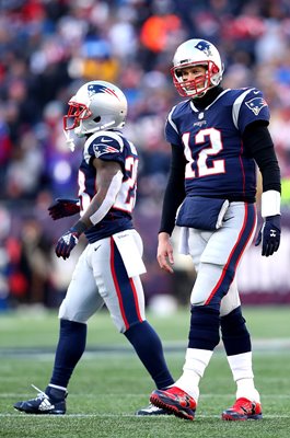 Tom Brady & James White New England Patriots Playoffs 2019