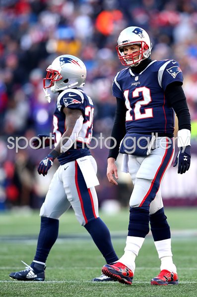 Tom Brady & James White New England Patriots Playoffs 2019