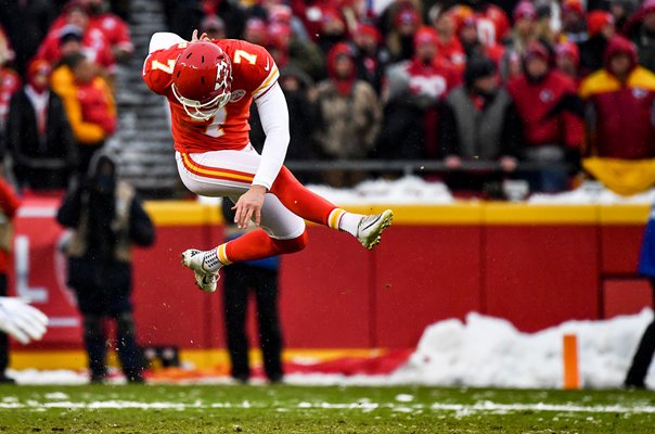 Harrison Butker Kansas City Chiefs Kicker v Indianapolis Playoffs 2019