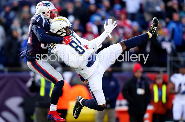 Devin McCourty New England v Mike Williams Los Angeles Playoffs 2019