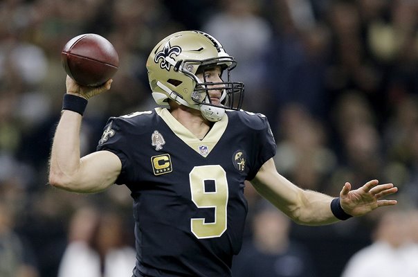 Drew Brees New Orleans Saints v Philadelphia NFC Playoffs 2019