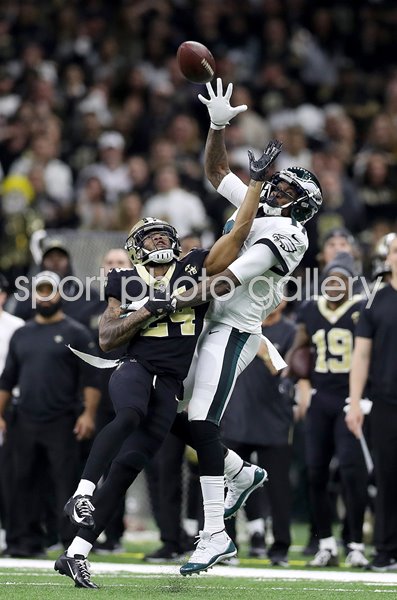 Alshon Jeffery Philadelphia v Vonn Bell New Orleans Playoffs 2019