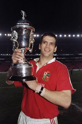 Martin Johnson British Lions Series Trophy South Africa 1997