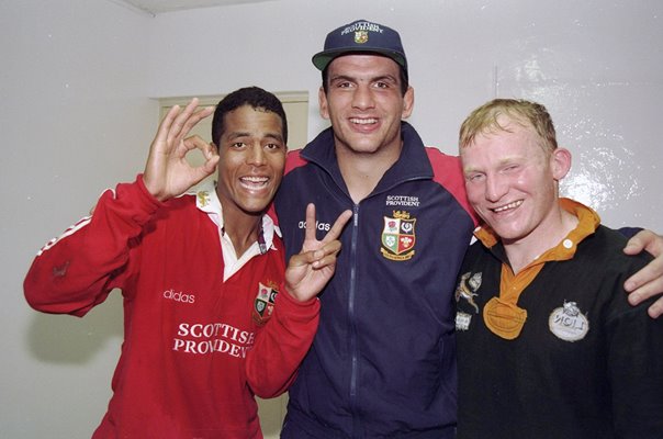 Jeremy Guscott, Martin Johnson & Neil Jenkins British Lions 1997